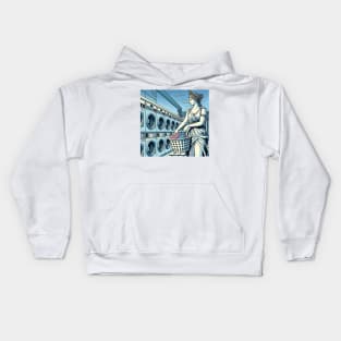 Laundry Day-Goddesses Kids Hoodie